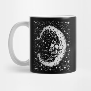 Crescent Moon Skull Mug